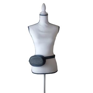 Steve Madden black studded fanny bag